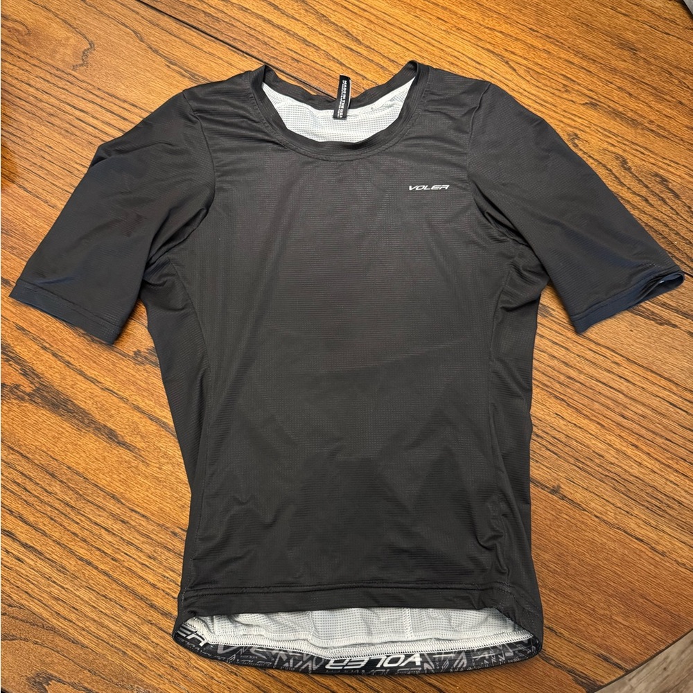 Voler Black Zipperless Cycling Jersey, Women's XS